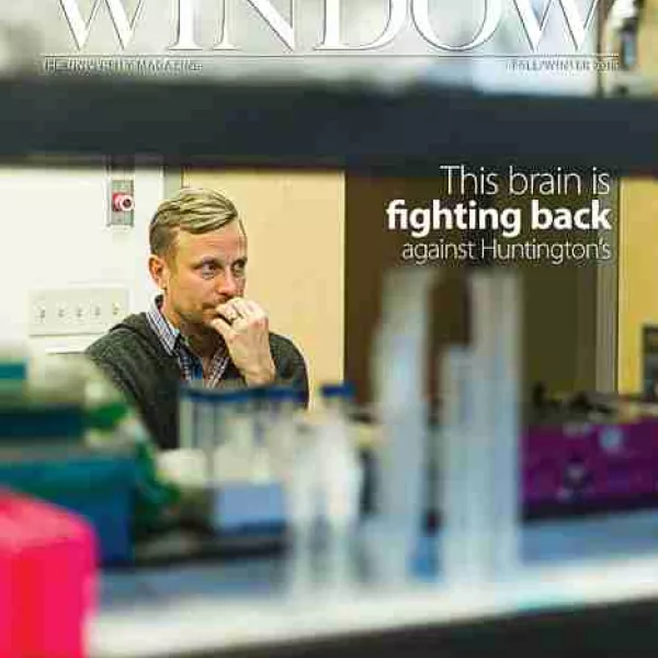 Jeff Carroll on the cover of Fall/Winter 2015 Window