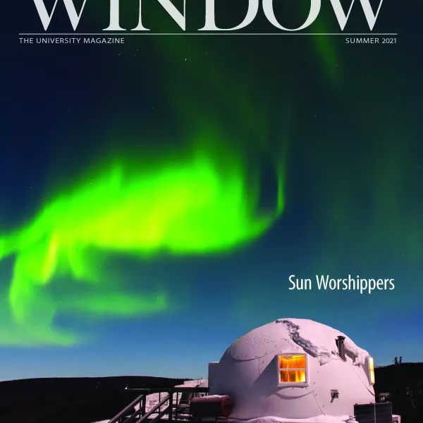 Aurora Borealis on the cover of Summer 2021 Window