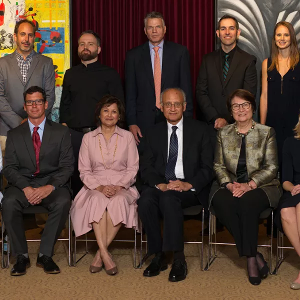 Group photo of 2019 Alumni Awards